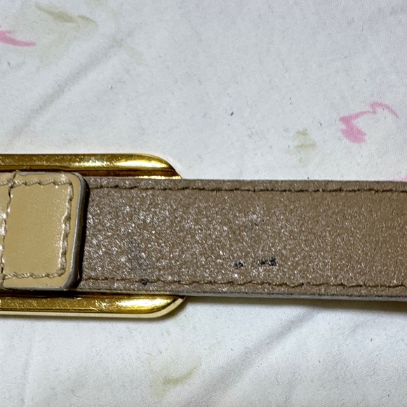 Bally Tan Leather Belt with Gold Buckle - Picture 14 of 15